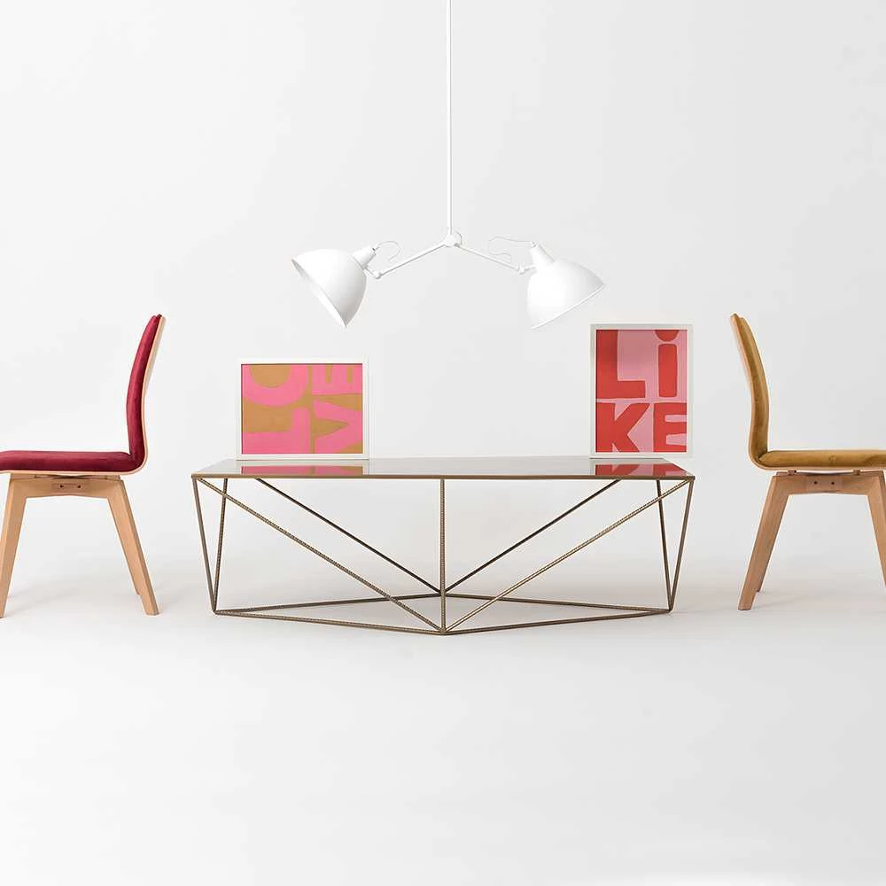 Customform Kavos staliukas, MEMO WOOD 80, 80x80x45 cm, Juodas