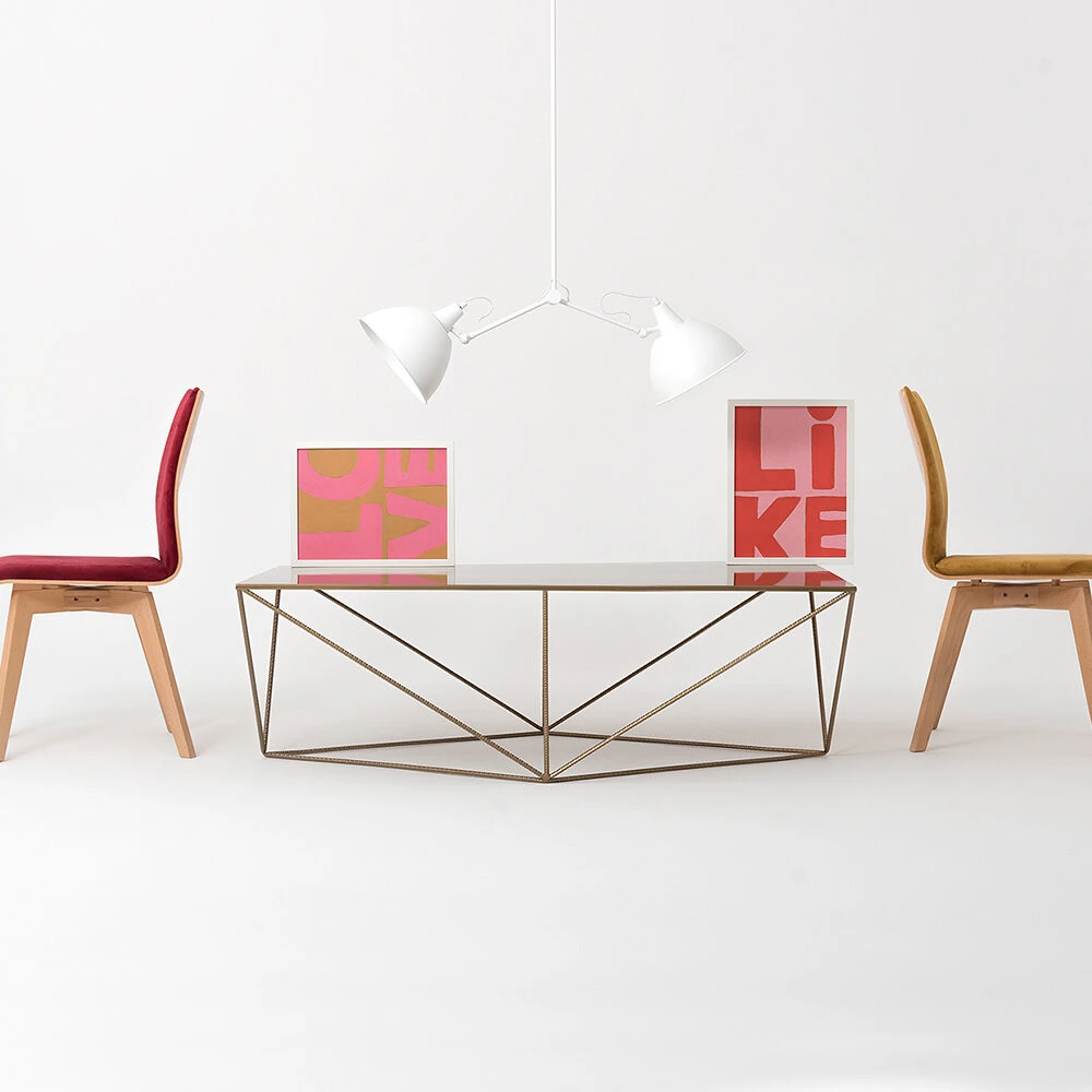 Customform Kavos staliukas, MEMO WOOD 80, 80x80x45 cm, Juodas