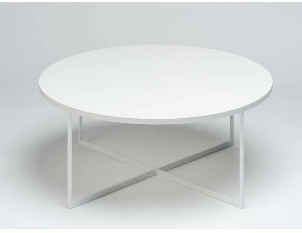 Customform Kavos staliukas, NIKO, 80x80 cm, baltas