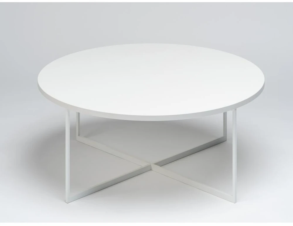 Customform Kavos staliukas, NIKO, 80x80 cm, baltas