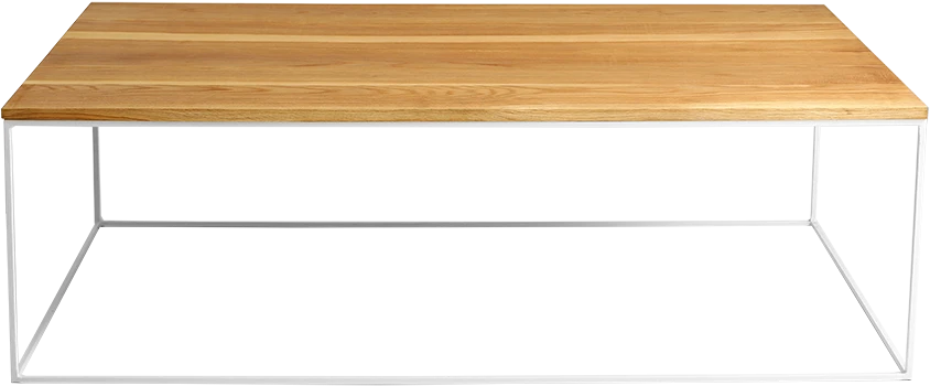 Customform Kavos staliukas, TENSIO MASIVINĖ MEDIENA, 140x80 cm, Baltas Ąžuolas