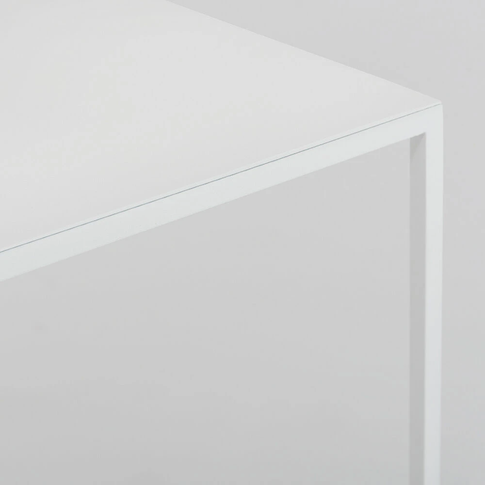 Customform Kavos staliukas, TENSIO METAL, 100x60 cm, Baltas