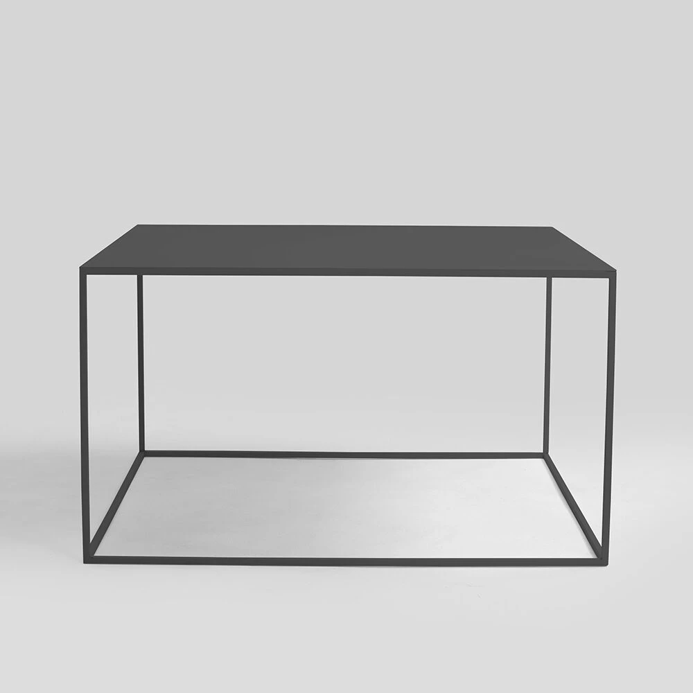 Customform Kavos staliukas, TENSIO METAL 80, 80x80x45 cm, Juodas