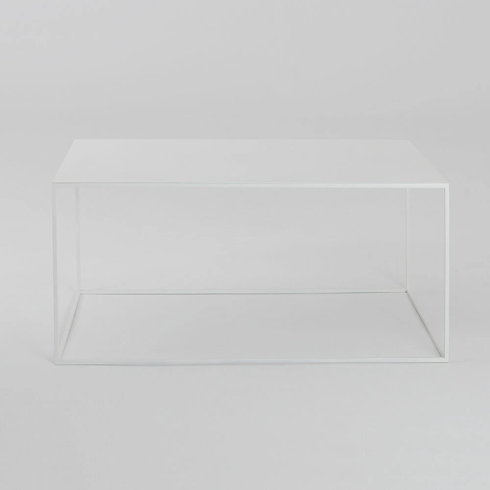 Customform Kavos staliukas, TENSIO METAL, 100x60 cm, Baltas