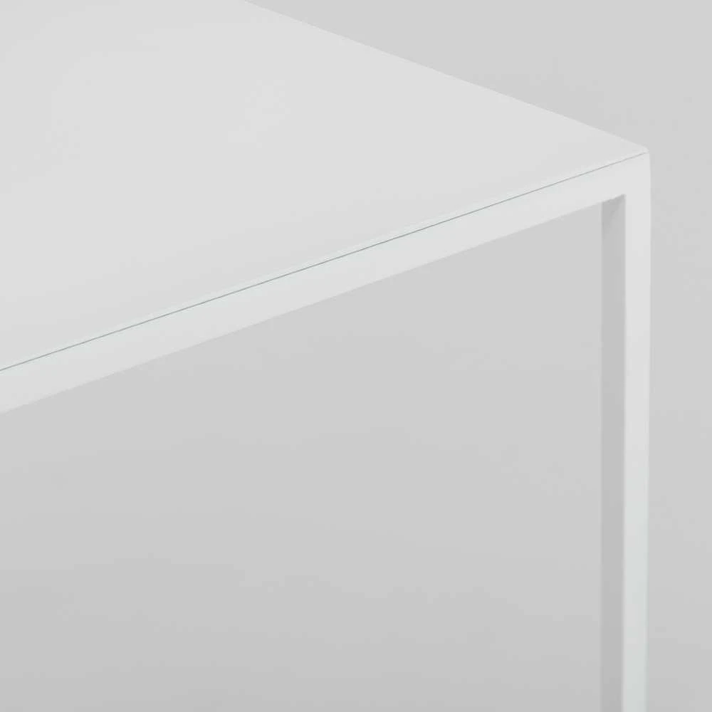 Customform Kavos staliukas, TENSIO METAL, 100x60 cm, Baltas