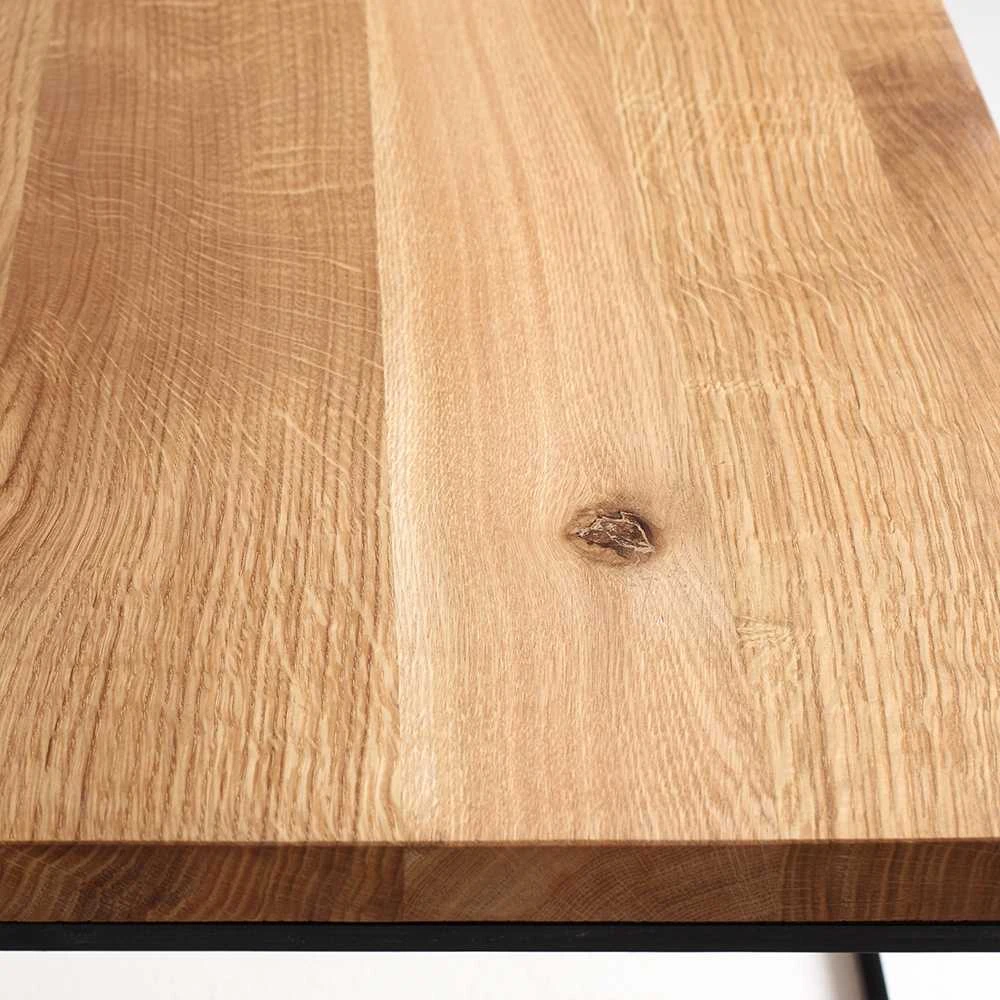 Customform Kavos staliukas, TENSIO SOLID WOOD 80, 0.8x0.8x0.45 m, Juodas