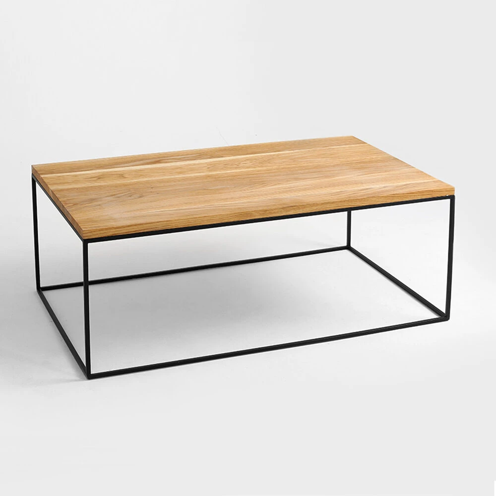 Customform Kavos staliukas, TENSIO WOOD, 100x60 cm, Juoda