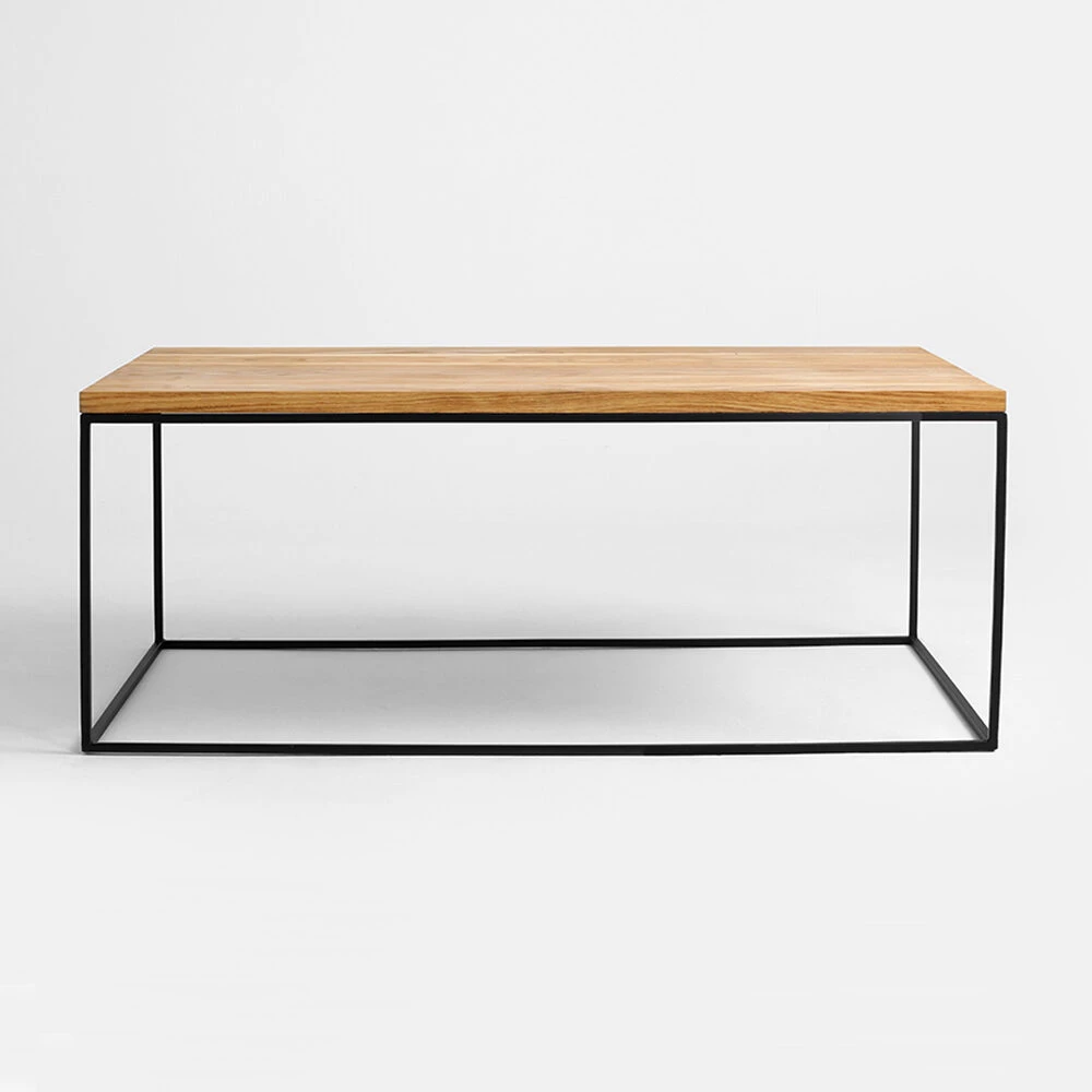 Customform Kavos staliukas, TENSIO WOOD, 100x60 cm, Juoda