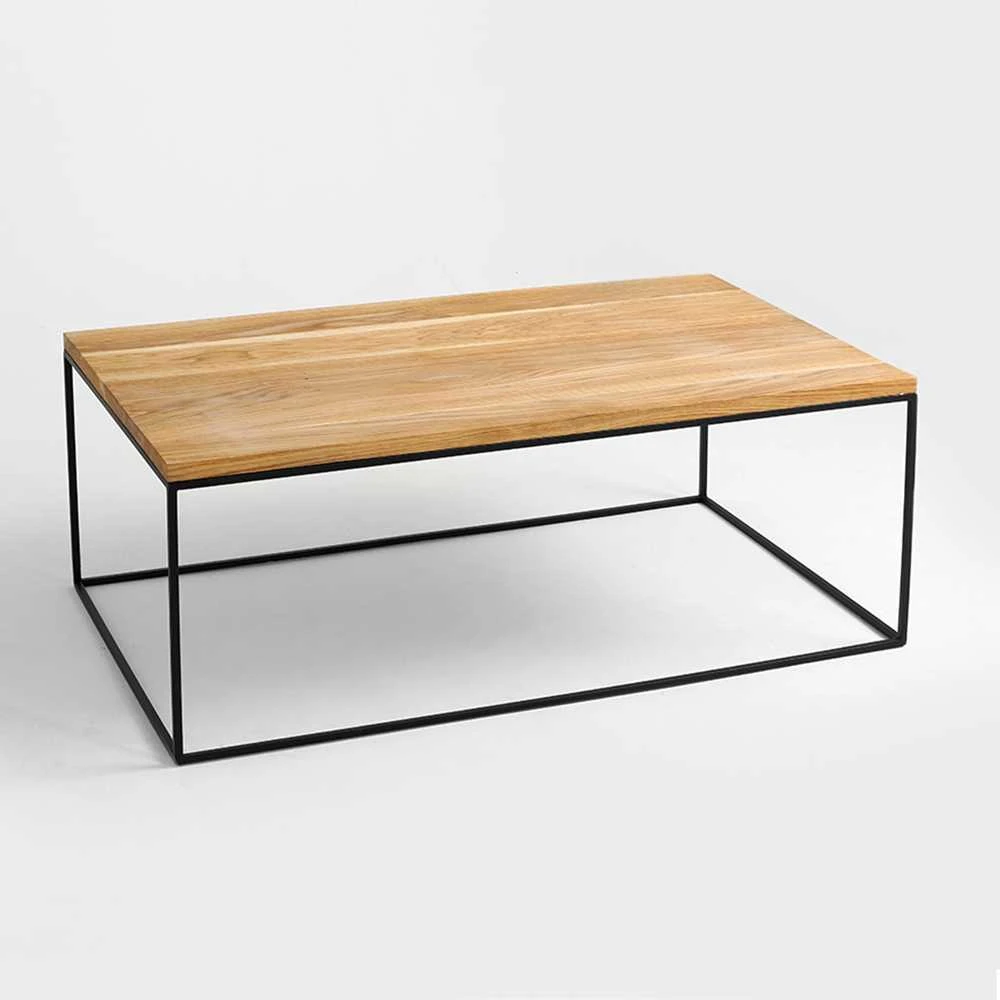 Customform Kavos staliukas, TENSIO WOOD, 100x60 cm, Juoda