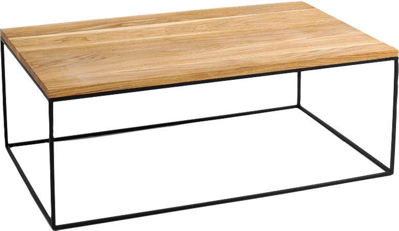 Customform Kavos staliukas, TENSIO WOOD, 140x80 cm, Juodas