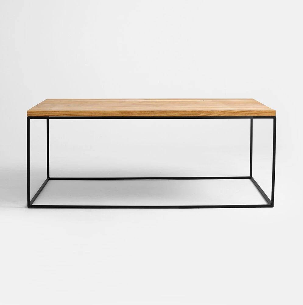 Customform Kavos staliukas, TENSIO WOOD, 140x80 cm, Juodas