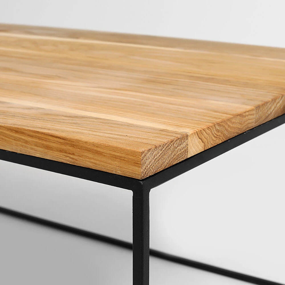 Customform Kavos staliukas, TENSIO WOOD, 140x80 cm, Juodas