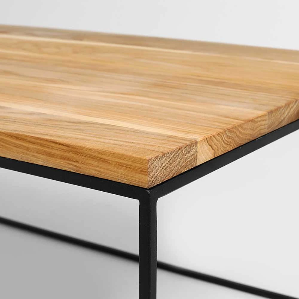 Customform Kavos staliukas, TENSIO WOOD, 100x60 cm, Juoda