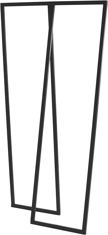 Customform Knygų lentyna, HYLLER, 100x75 cm, Balta