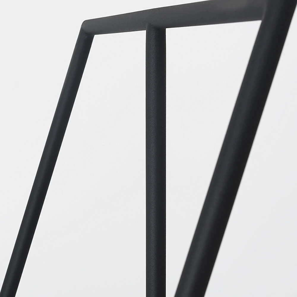 Customform Knygų lentyna, HYLLER, 150x110 cm, Juoda