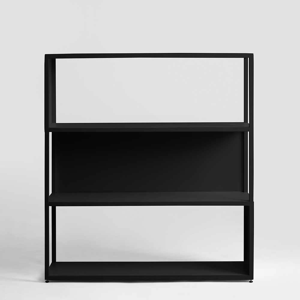 Customform Knygų stovas, HYLLER, 100x75 cm, Juodas