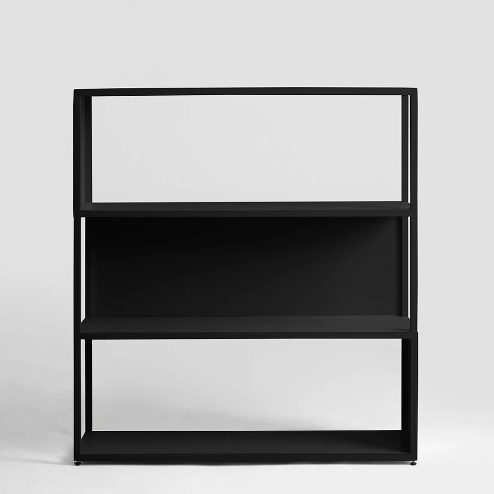 Customform Knygų stovas, HYLLER, 100x75 cm, Juodas