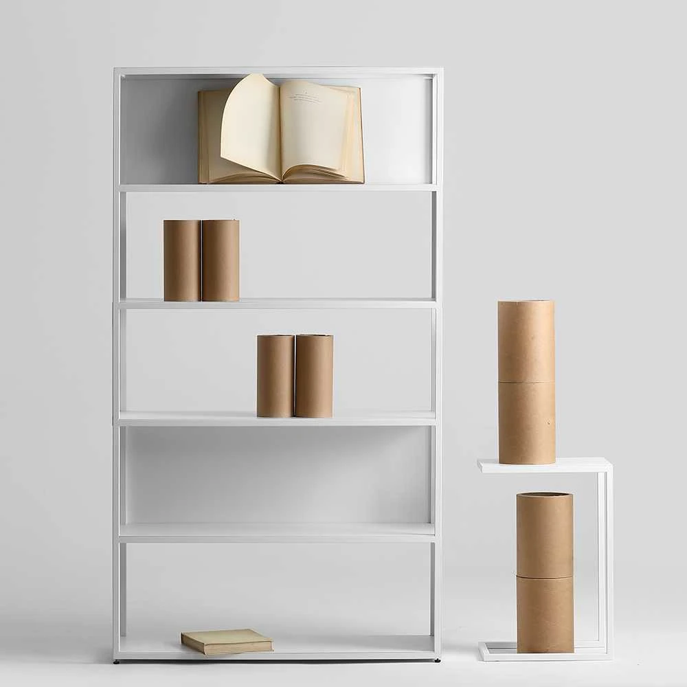 Customform Knygų stovas, HYLLER, 150x110 cm, Juoda