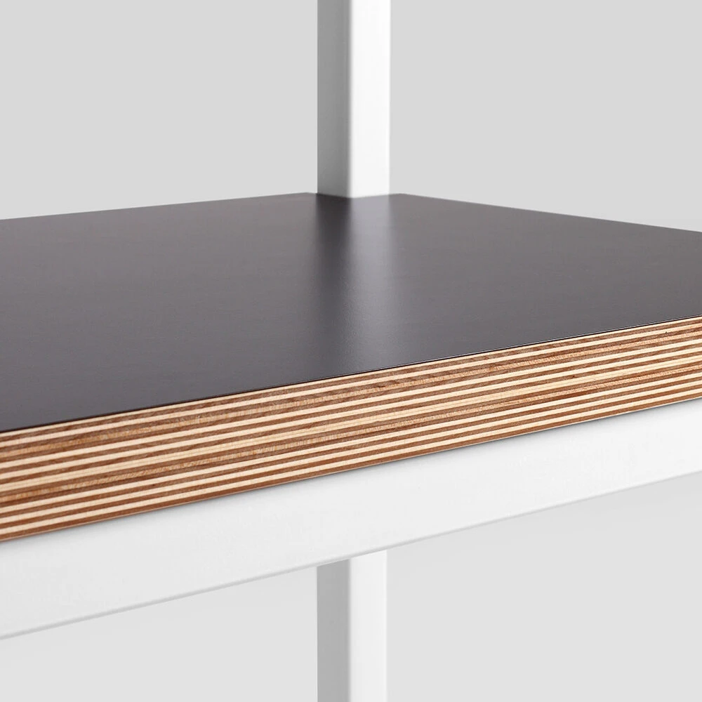 Customform Knygų stovas, HYLLER, 150x180 cm, Juodas