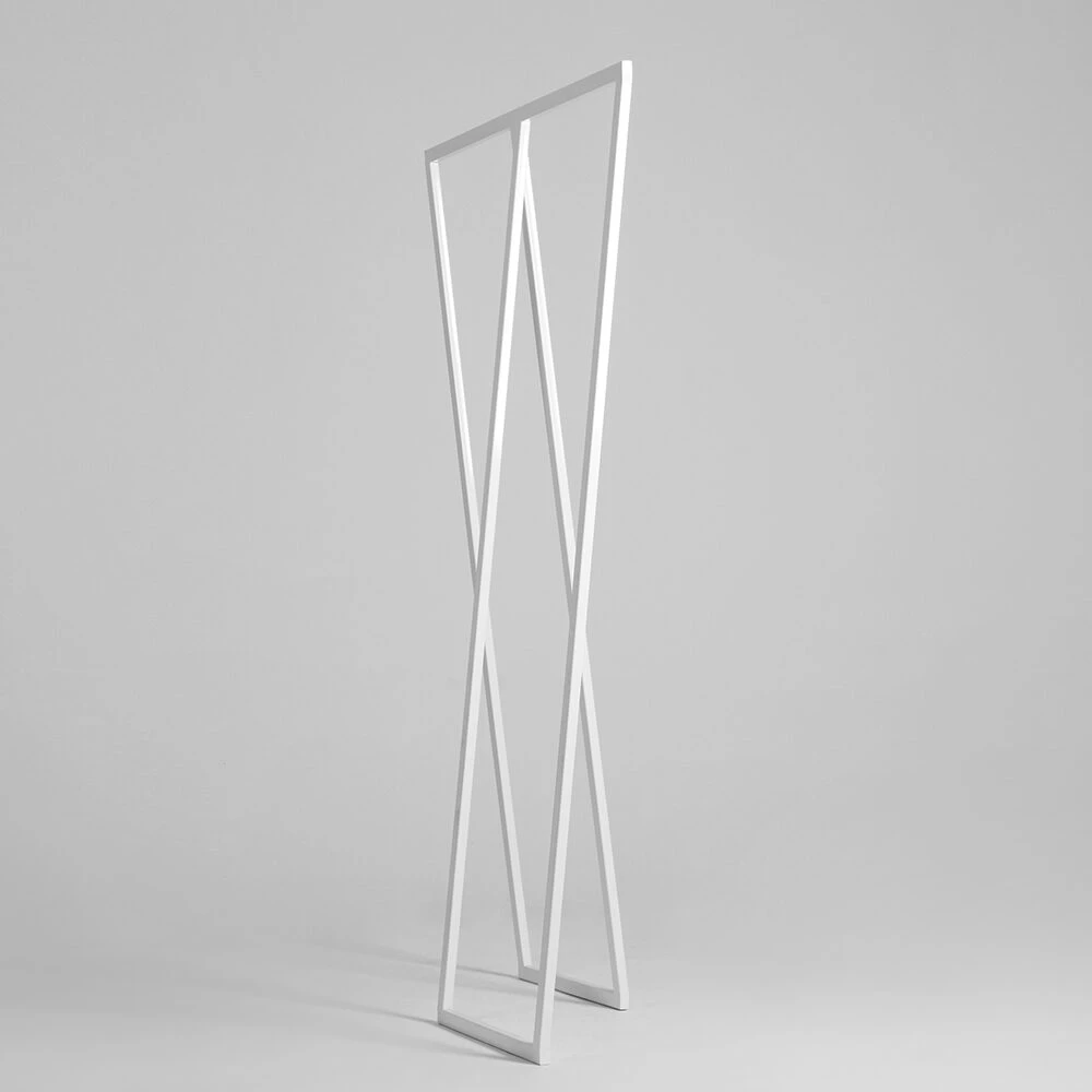 Customform Knygų stovas, HYLLER SIDE, 150x75 cm, Baltas