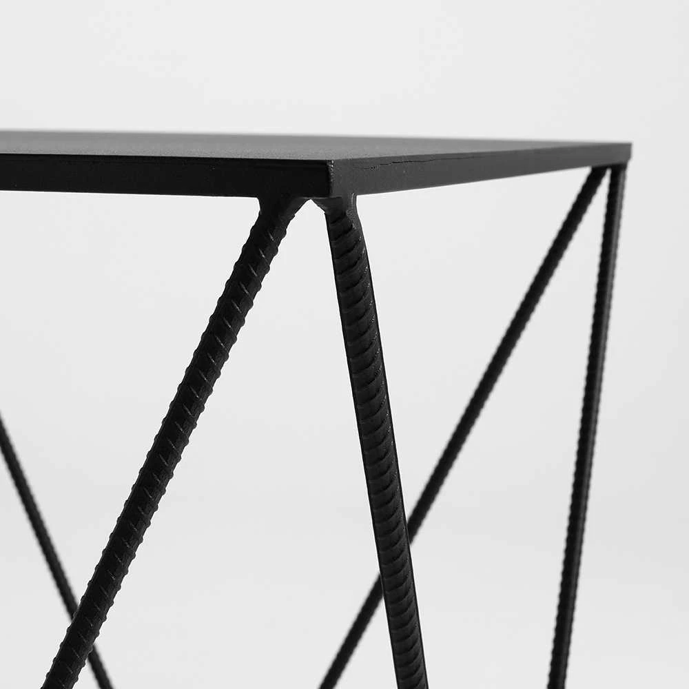 Customform Konsolė, MEMO SOLID WOOD 100, 300x1000x750 cm, Juoda