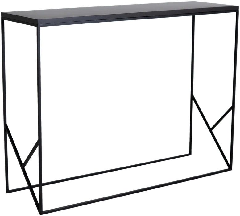 Customform Konsolė, Prabangi, 100x30 cm, Juoda