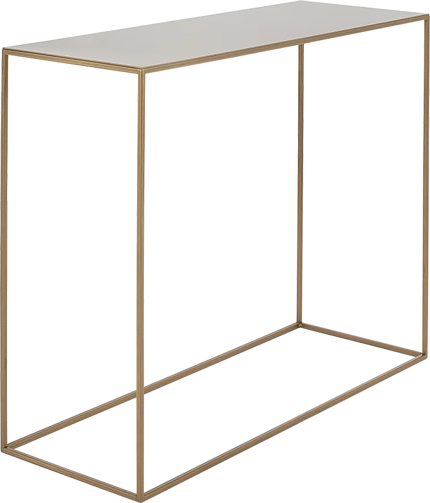 Customform Konsolė, TENSIO METAL, 100x35 cm, Auksinė