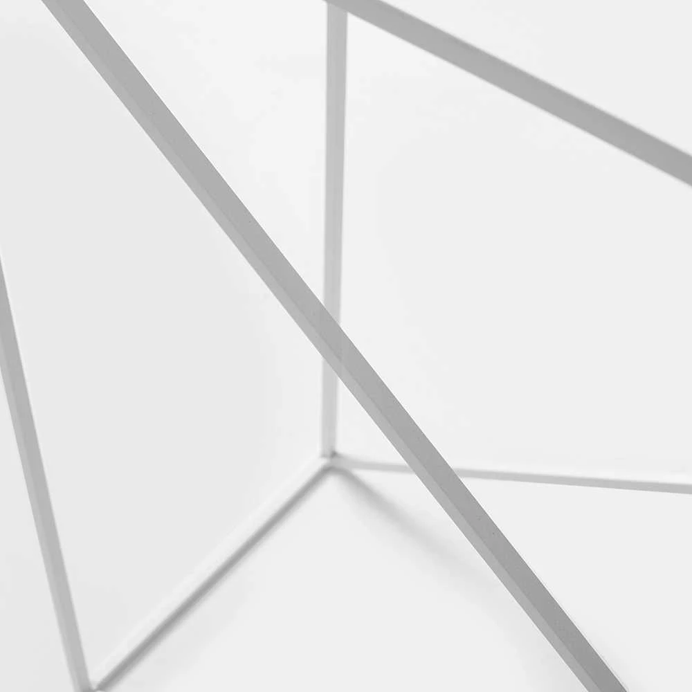 Customform Konsolinis stalas, "Senso Flower" metalas, 120x25 cm, juoda spalva