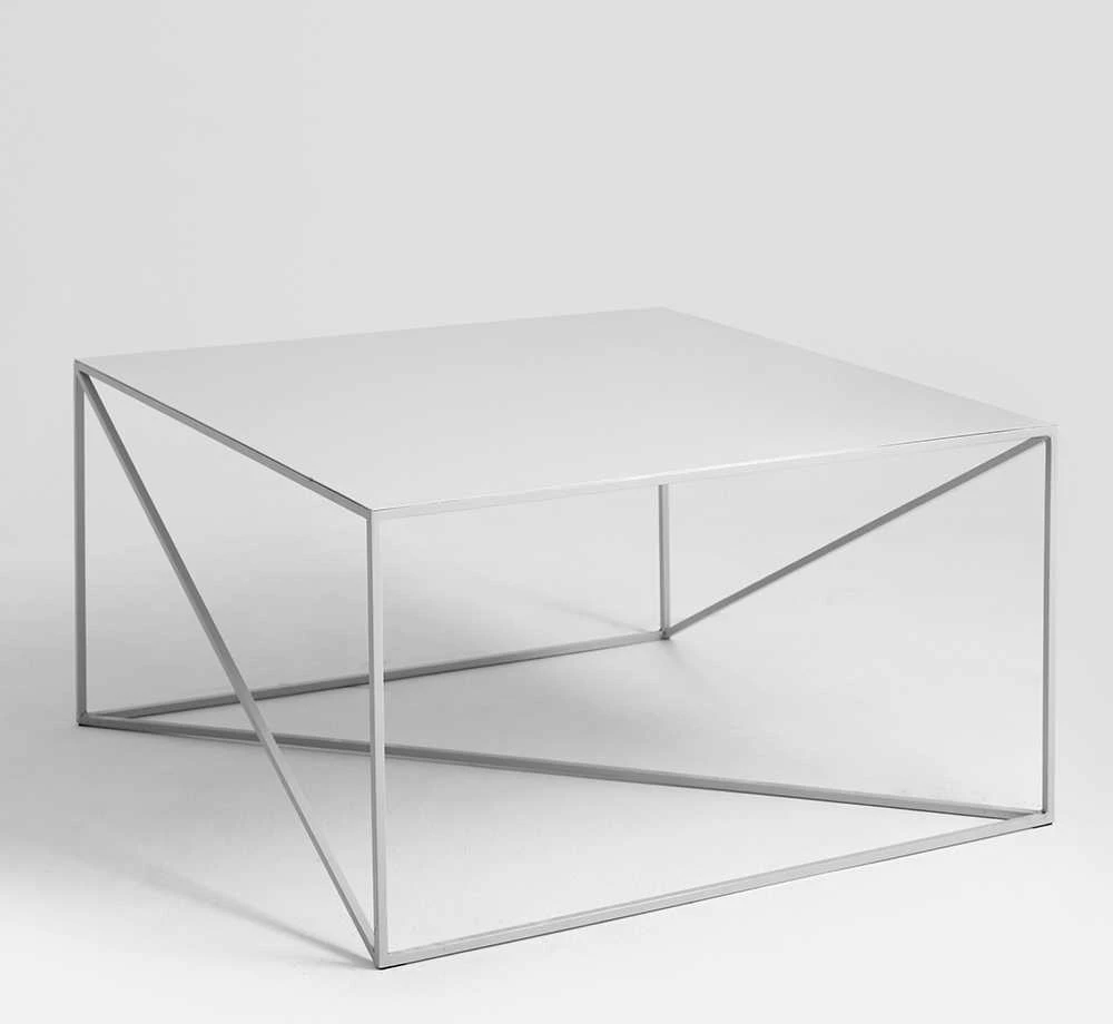 Customform Konsolinis stalas, "Senso Flower" metalas, 120x25 cm, baltas