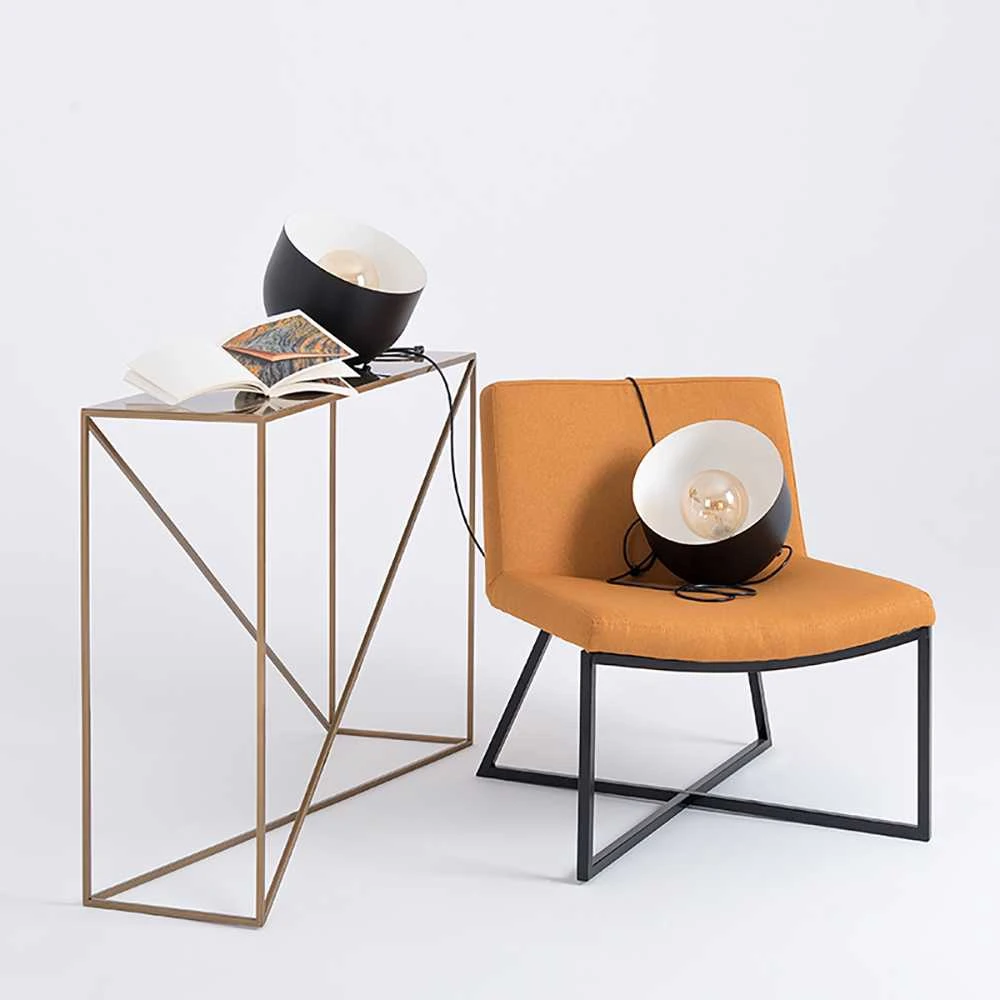Customform Konsolinis stalas, "Senso Flower" metalas, 120x25 cm, Auksinis