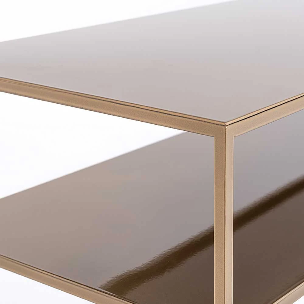 Customform Konsolinis stalas, TENSIO 2 FLOOR METAL, 100x35 cm, Auksinis