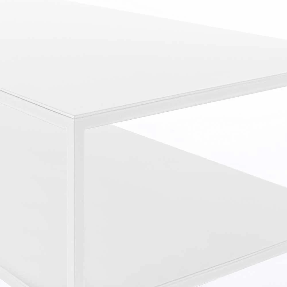 Customform Konsolinis stalas, TENSIO 2 FLOOR METAL, 100x35 cm, Baltas