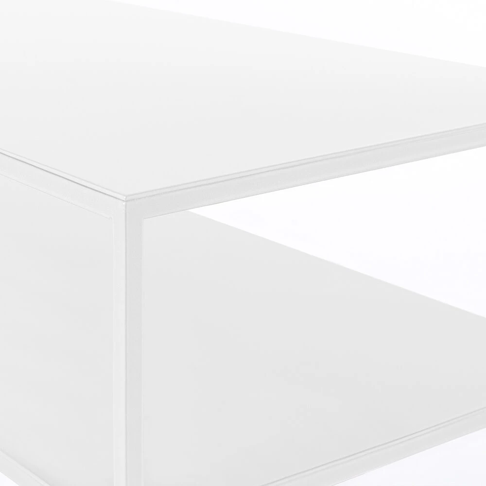 Customform Konsolinis stalas, TENSIO 2 FLOOR METAL, 100x35 cm, Baltas