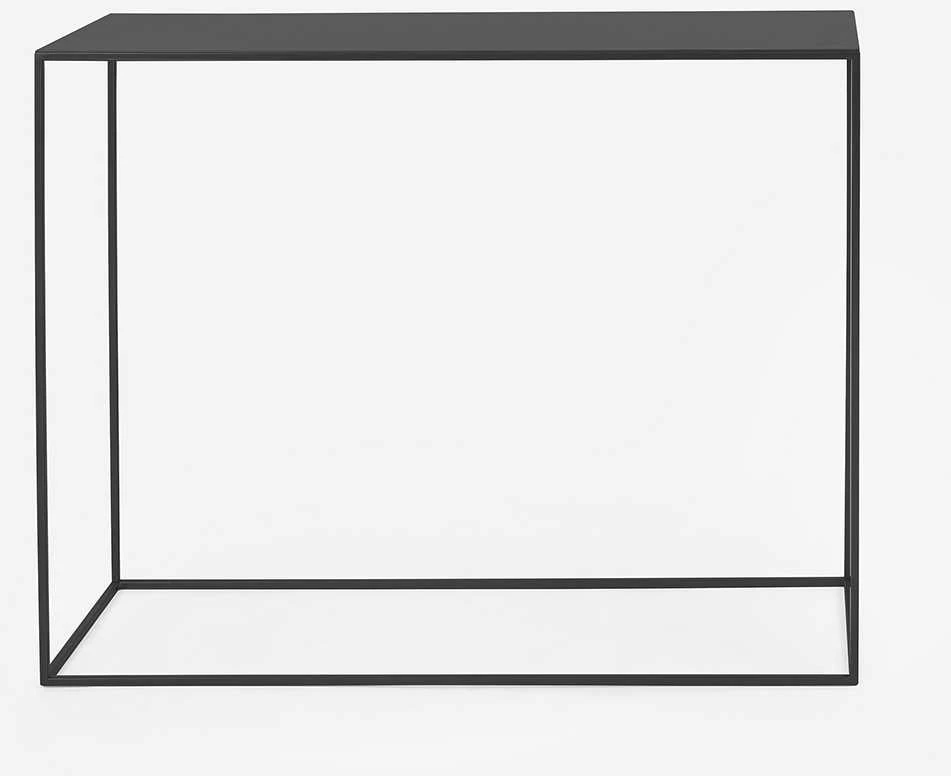 Customform Konsolinis stalas, TENSIO METAL, 100x35 cm, Juoda