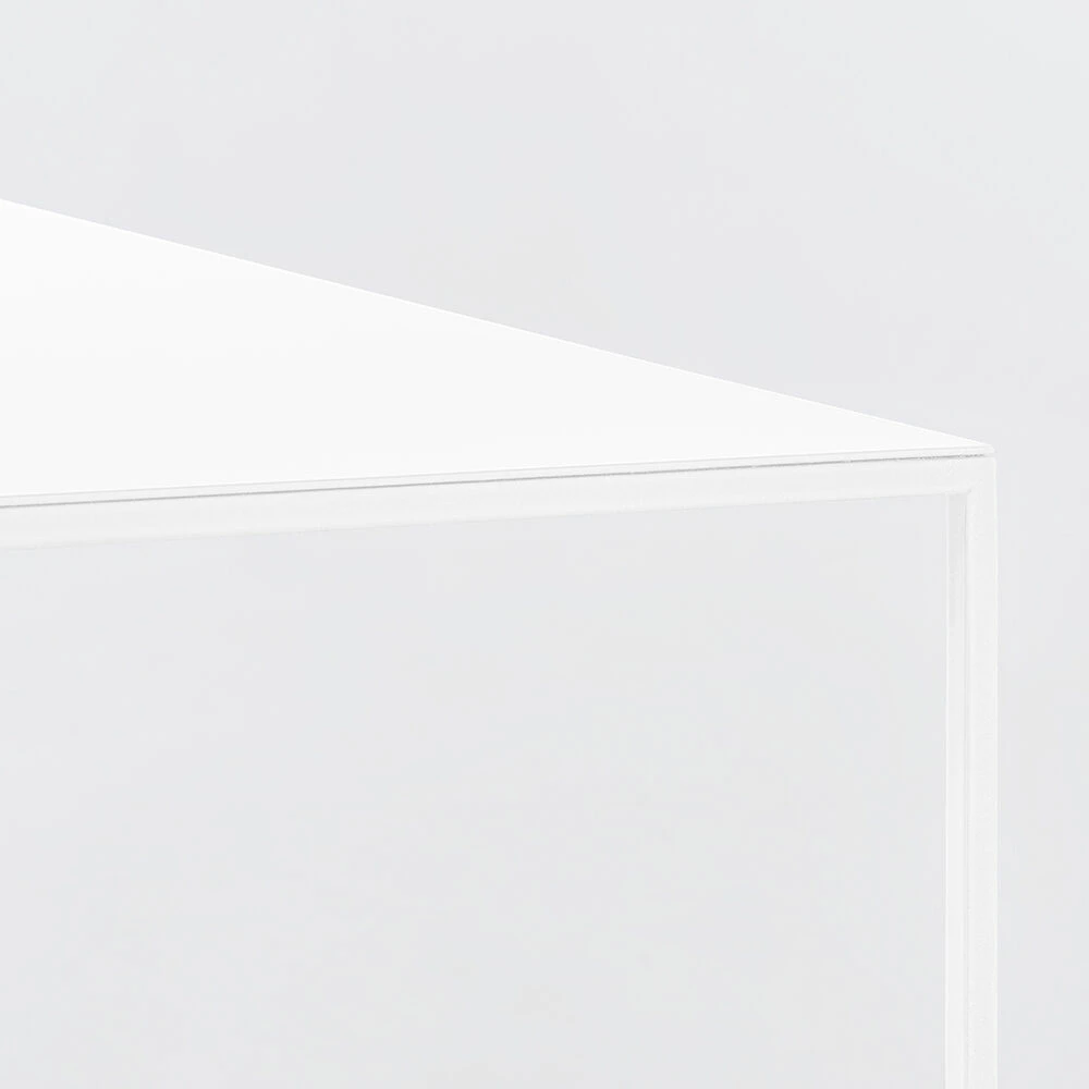 Customform Konsolinis stalas, TENSIO METAL, 100x35 cm, Baltas