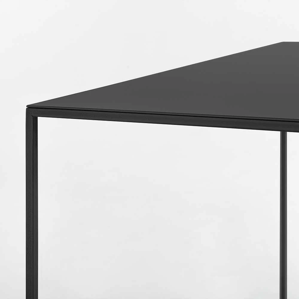 Customform Konsolinis stalas, TENSIO METAL, 100x35 cm, Juoda