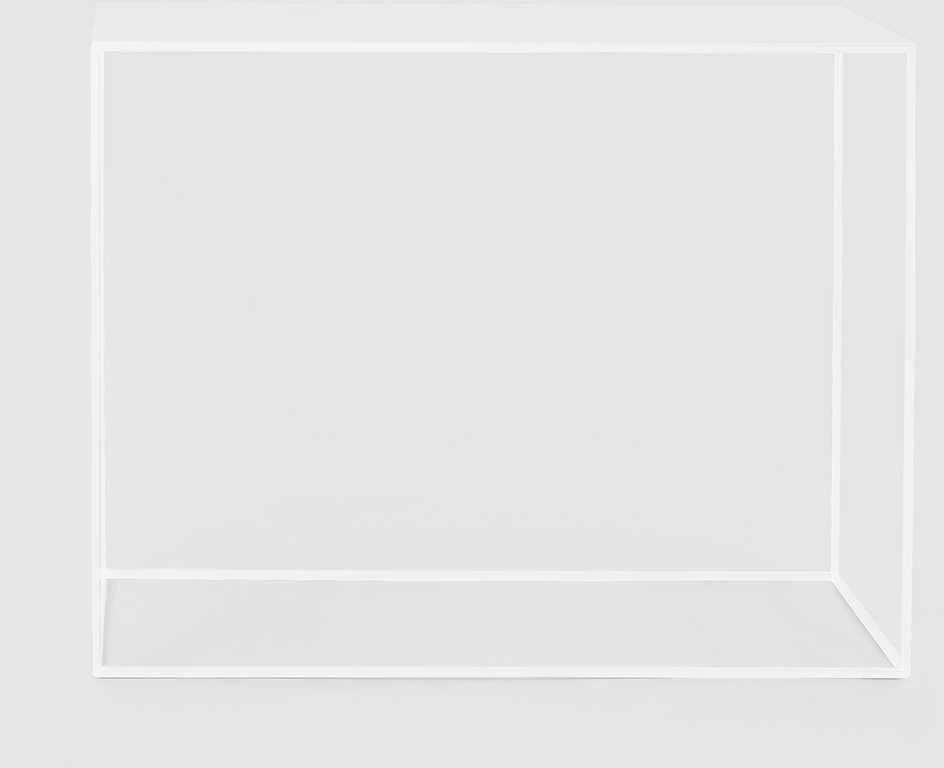 Customform Konsolinis stalas, TENSIO METAL, 100x35 cm, Baltas