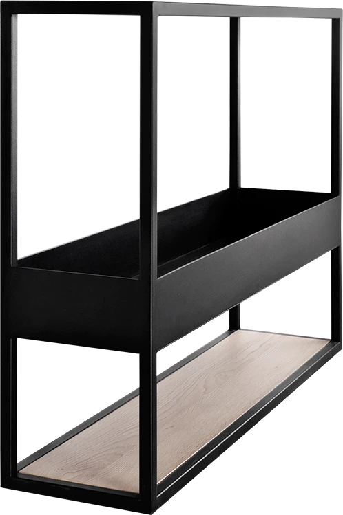 Customform Kredenza, JULITA 92-1F MASIVINĖ MEDIENA, 0.3x1x0.92 m, Balta