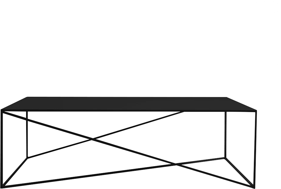 Customform Kredenza, MEMO METAL, 300x100x75 cm, Raudona