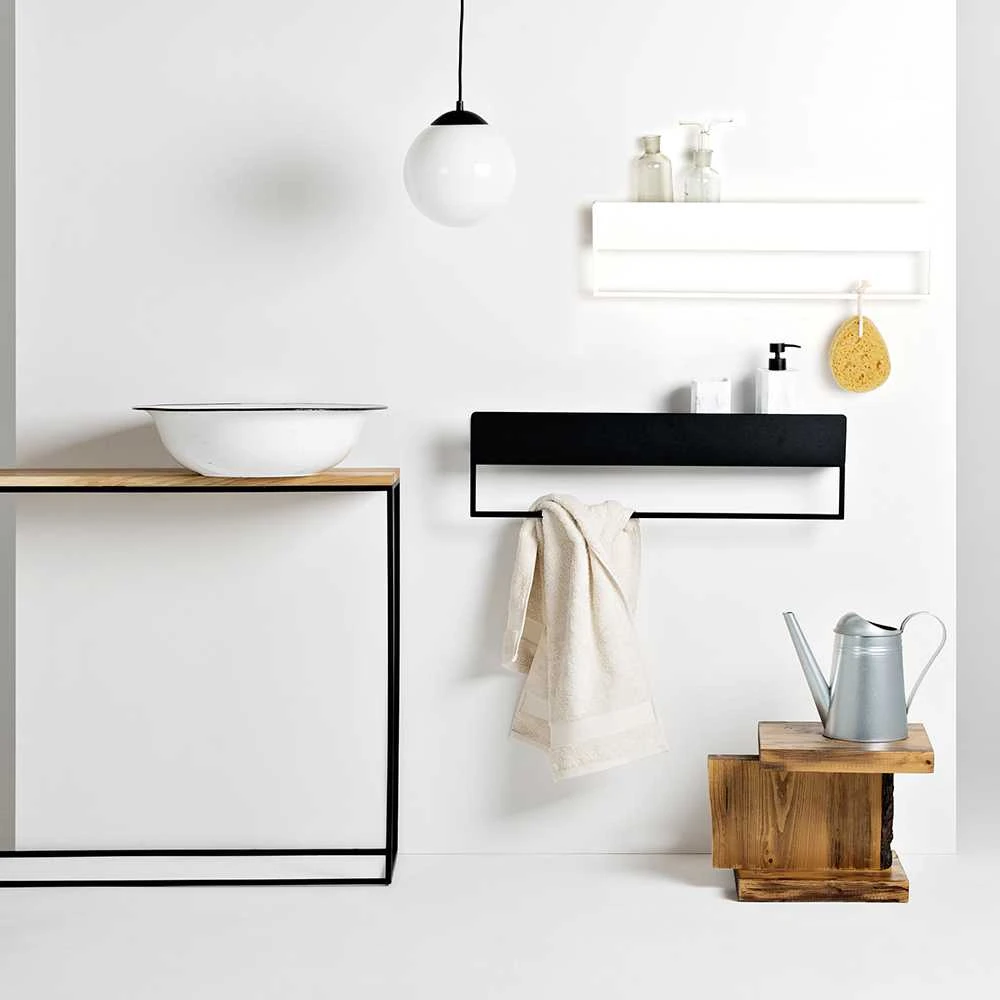 Customform Lentyna, LANDA RE-HANG, 50x20 cm, Juoda