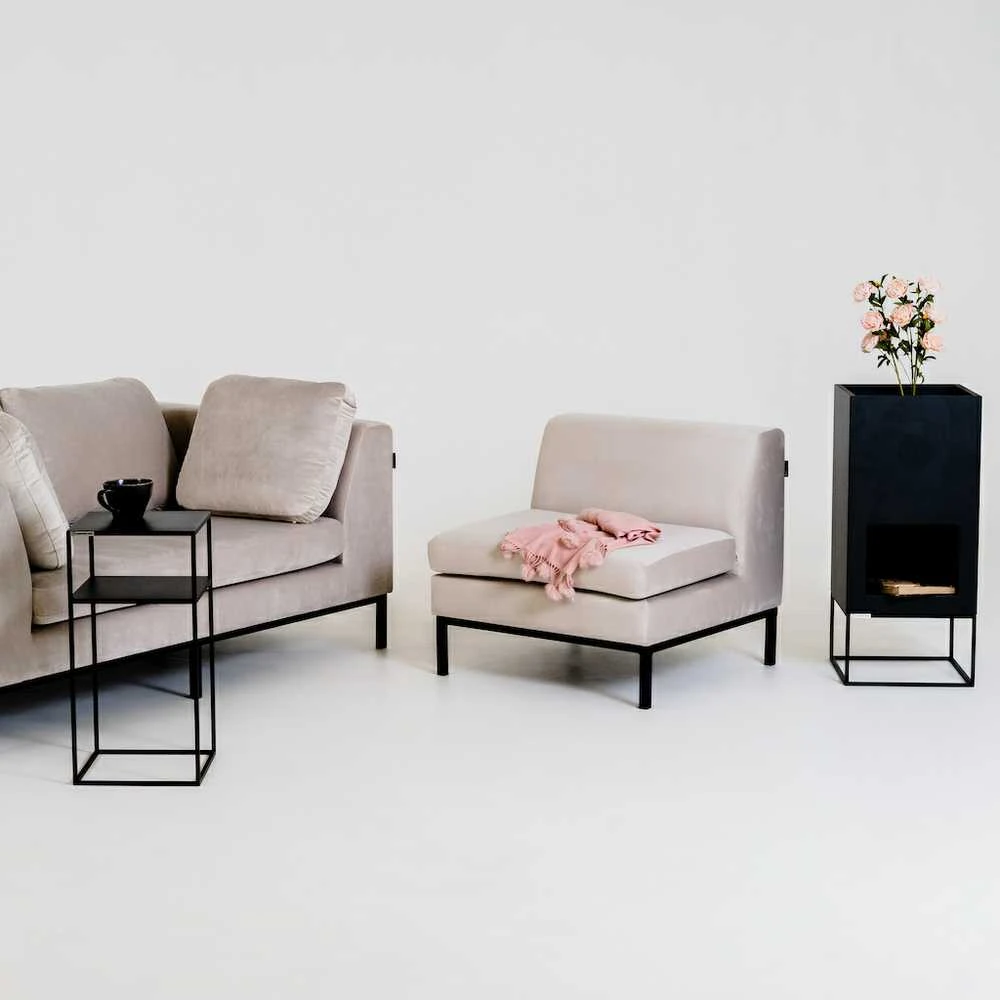 Sofa Customform Modulis, AMBIENT, 70x70 cm, Juodas