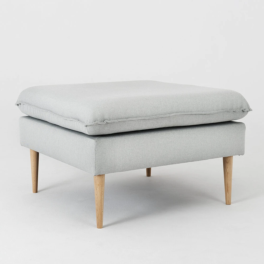 Customform Pufas, POSH WOOD, 70x70x45 cm, Pilka