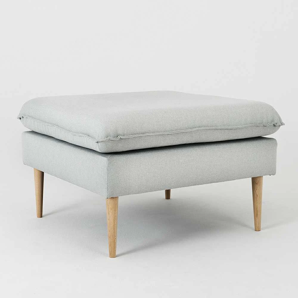 Customform Pufas, POSH WOOD, 70x70x45 cm, Pilka