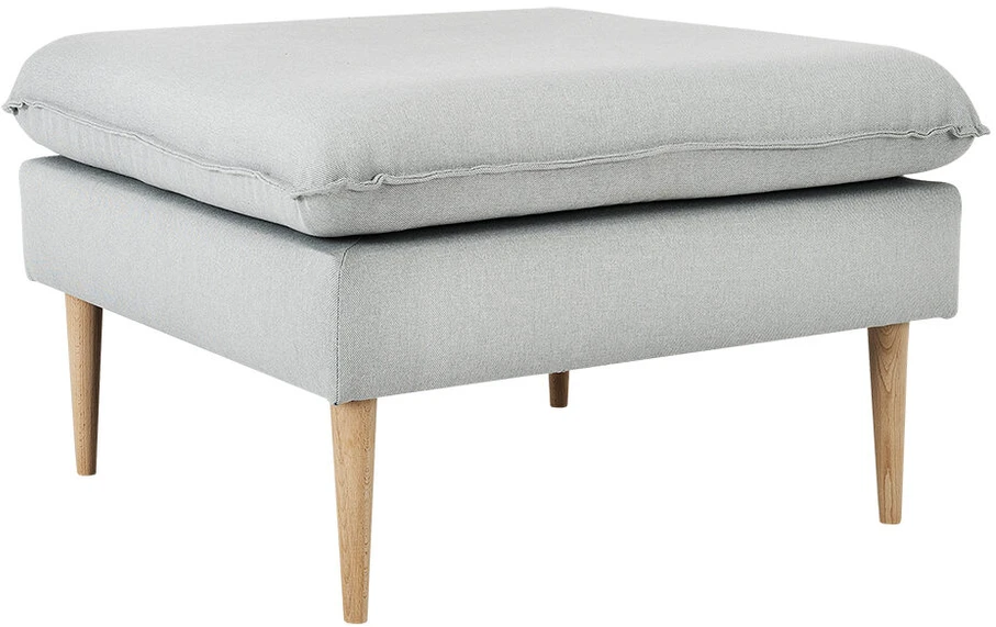 Customform Pufas, POSH WOOD, 70x70x45 cm, Pilka