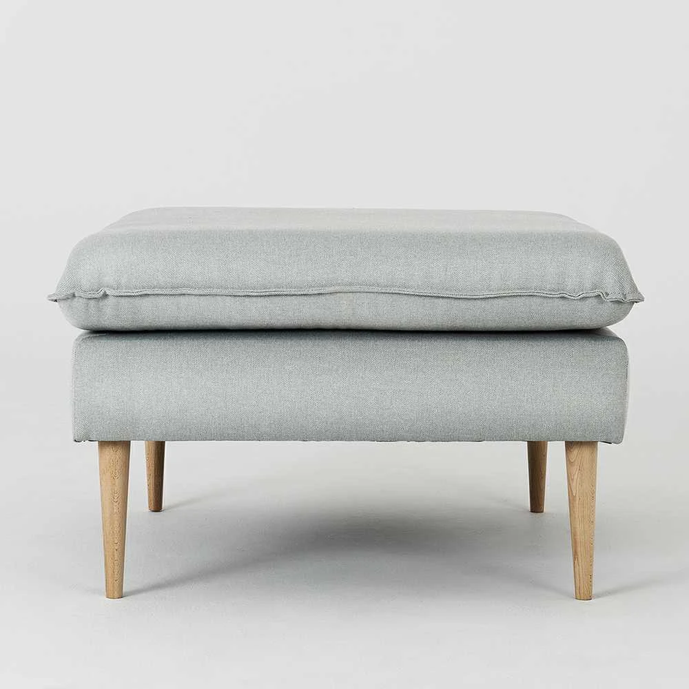 Customform Pufas, POSH WOOD, 70x70x45 cm, Pilka