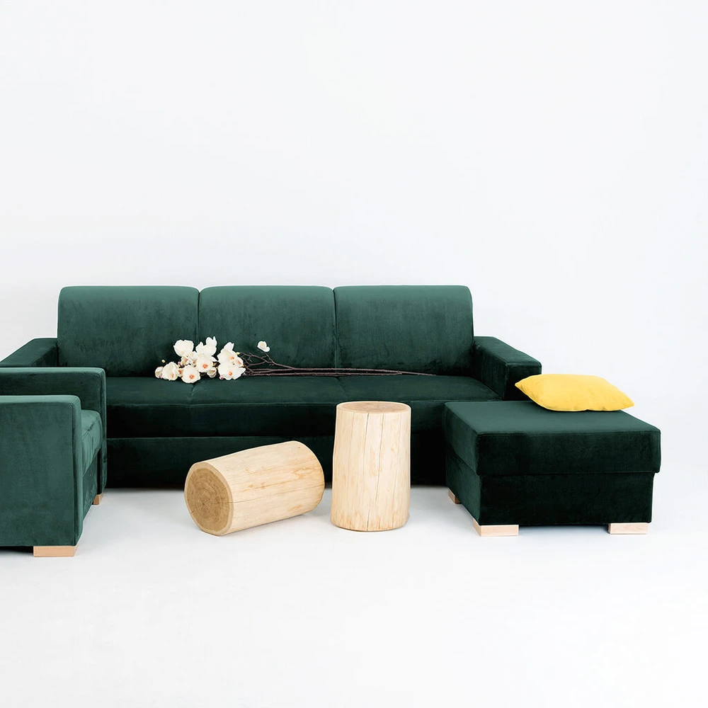 Customform Pufas, STABLE, 68x68x40 cm, Avokadas