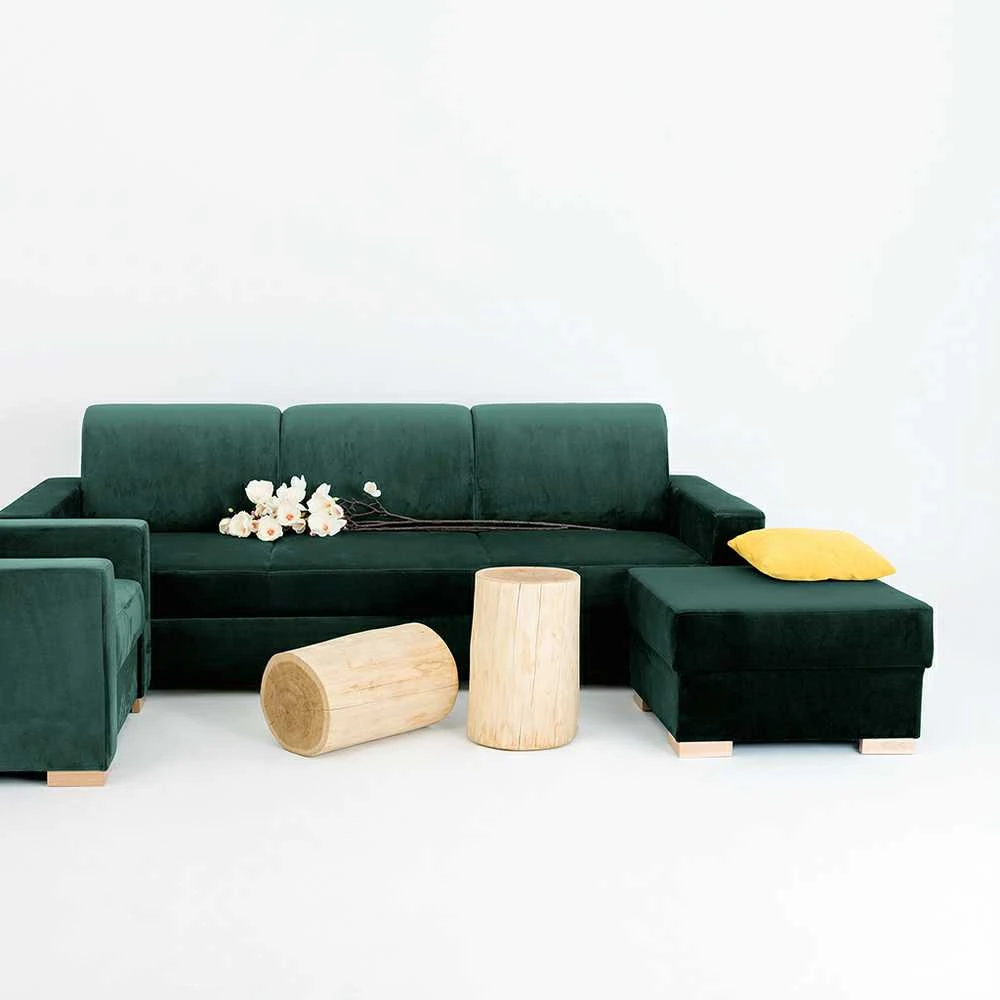 Customform Pufas, STABLE, 68x68x40 cm, Avokadas