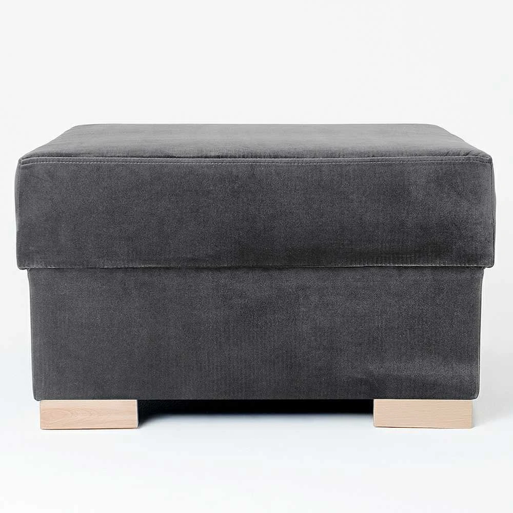 Customform Pufas, STABLE, 68x68x40 cm, Pilka Levanda