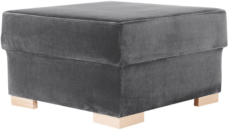 Customform Pufas, STABLE, 68x68x40 cm, Pilka Levanda