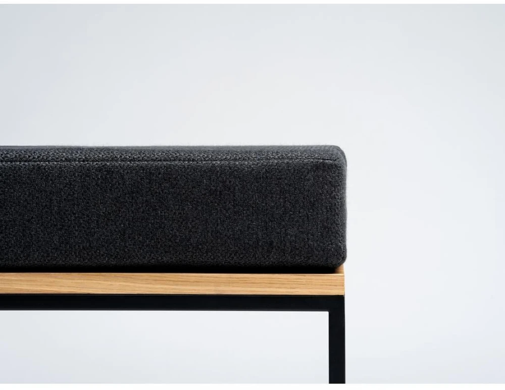 Customform Pufas, TENSIO SOLID PUFAS, Juodas